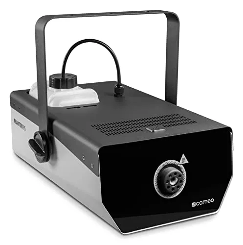 Cameo PHANTOM F5 - Leistungsstarke Nebelmaschine - Licht & Bühne, 1500 W Heizleistung für schnellen Nebelausstoß von bis zu 509 m³/min und zweifarbige Tankbeleuchtung für beeindruckende Effekte.