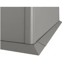 Biohort Mähkante L100 Quarzgrau-Metallic - Zubehör für Hochbeete, schützt Ihr Hochbeet zuverlässig mit einer stabilen Mähkante von 6,7 cm Breite und einfacher Montage auf dem Rasen.