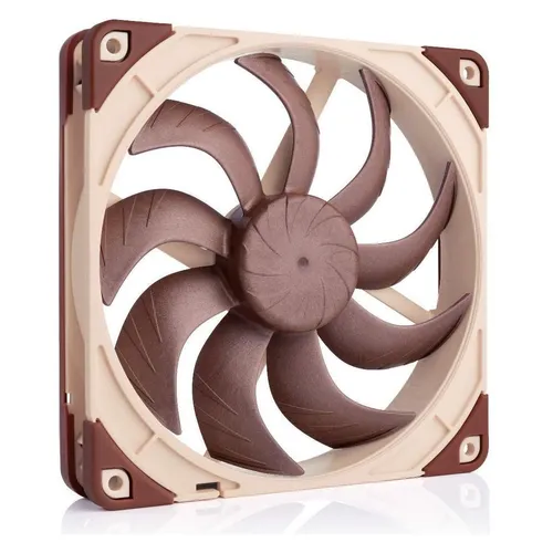 Noctua NF-A14x25 G2 PWM Gehäuselüfter - 140mm, ultra-leise und leistungsstark - Gehäuselüfter mit 140mm Durchmesser, max. 24.8 dBA für geräuscharmen Betrieb, ideal für leistungsstarke Kühlung in PC-Gehäusen.