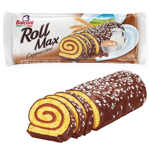 Kuchenteller Balconi Tronchetto Roll Max Cappuccino 300 Gr Brotdose Merendine