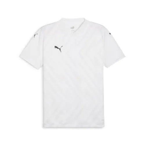 Puma Teamglory Trikot Kurzarm Herren - Weiß - Trikots für Herren mit Slim Fit und innovativer dryCELL-Technologie für optimalen Komfort und Bewegungsfreiheit. Hergestellt aus 100% recyceltem Polyester für einen nachhaltigen Sportstil.