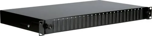 Value 19"-Spleißbox leer 1 HE, 24x SC DX / LC 4-fach, ausziehbar LWL-Spleißbox LC Unbestückt