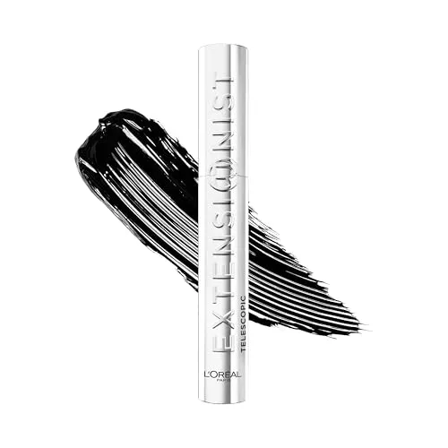 L’Oréal Paris Telescopic Extensionist Wimperntusche 9,9 ml - Die L’Oréal Paris Telescopic Extensionist Mascara betont Ihre Augen mit intensiver Farbe. Sie verlängert und verdichtet die Wimpern für einen dramatischen Blick und hält zuverlässig, auch bei Nässe.