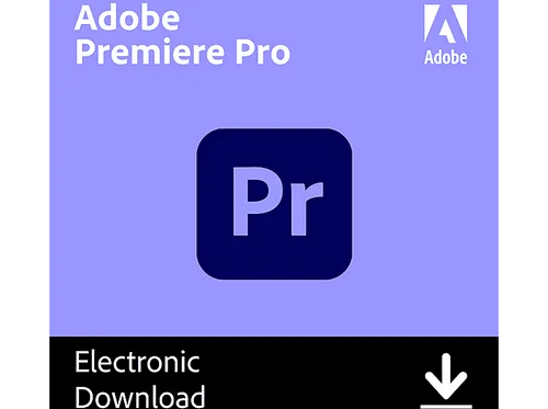 Adobe Premiere Pro 1 Jahr - Professionelle Videoproduktion - Software-Downloads: Branchenstandard für Videoproduktion mit intelligenten Tools, automatischer Untertitelung und nahtloser Integration in die Creative Cloud.