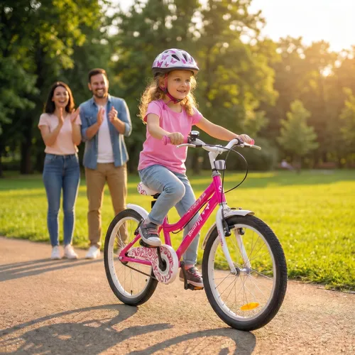 Actionbikes Kinderfahrrad Butterfly 20 Zoll, Pink - Kinderfahrrad mit 20 Zoll Reifen, ideal für stilvolle und sichere Fahrten. Ausgestattet mit Fahrradständer, Kettenschutz und Antirutschgriffen für maximalen Fahrkomfort.