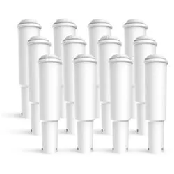 Comedes Wasserfilter 12er Set einsetzbar statt Jura Claris White, Zubehör für einsetzbar statt Jura Claris White 68739, Jura Claris White 60209, Jura Claris White 62911, passend für Jura Impressa Serien E, J, S, X, X, Z