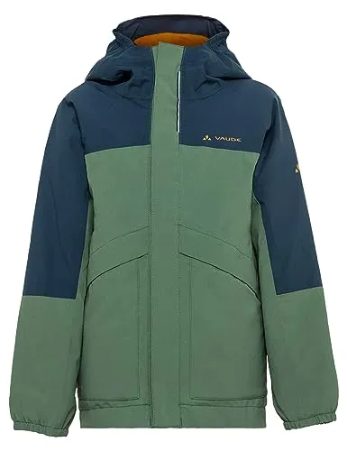 Vaude Kid's Escape Padded Jacket - Winterjacke für Kinder - Warme und winddichte Funktionsjacke für abenteuerlustige Kinder in Oliv, Größe 98; ideal für Wanderungen und Outdoor-Aktivitäten.