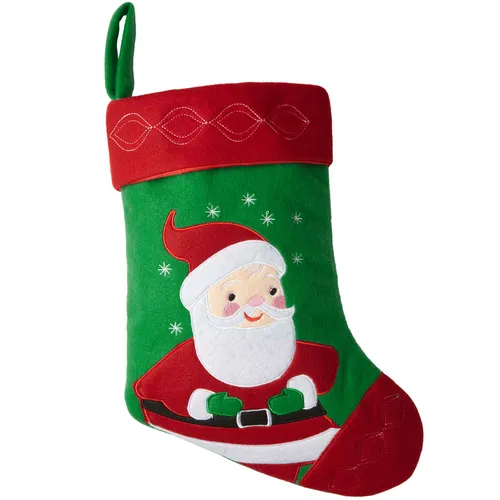 Weihnachtsstrumpf Nikolaus Strumpf Stiefel Socke Weihnachten Santa Sack Deko