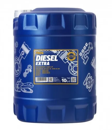 Sct-Mannol Motoröl Mannol Diesel Extra 10W-40 MN7504-10 - Hochleistungs-Motoröl für Diesel-Motoren, bietet optimalen Schutz und verlängert die Lebensdauer Ihres Motors.