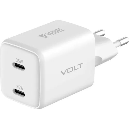 YENKEE USB C Mains Charger 2x18W - Ladegeräte & Dockingstationen, leistungsstarker 2x18W USB C Charger mit Power Delivery 3.0 und QC3.0 für schnelles Laden von Geräten.