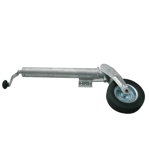 Carpoint Stützrad Ø 60mm mit Gummireifen, Grau
