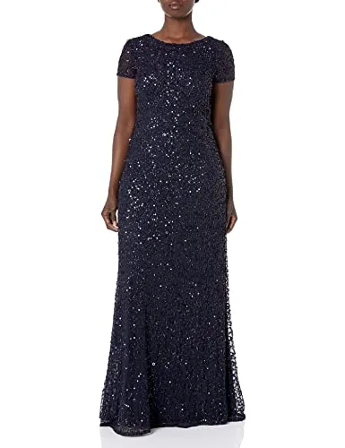 Adrianna Papell Damen 's Dresses, Navy, 42 EU