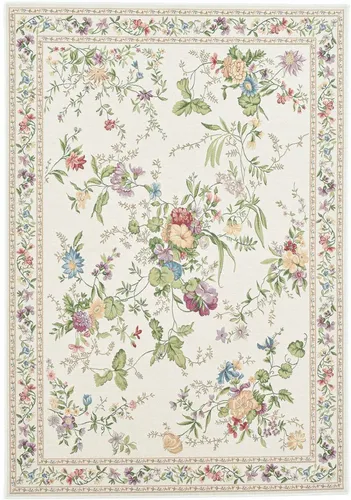 Teppich FLOMI - creme - 60x90 cm - Eleganter cremefarbener Teppich, perfekt für jedes Wohnambiente. Hergestellt aus hochwertigen Materialien für Langlebigkeit und Komfort.