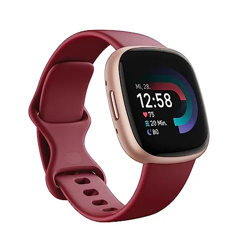 Google Fitbit Versa 4 - Smartwatch für Damen und Herren, integriertes GPS, 6 Tage Akkulaufzeit und 40+ Trainingsmodi, ideal für Fitness und Alltag