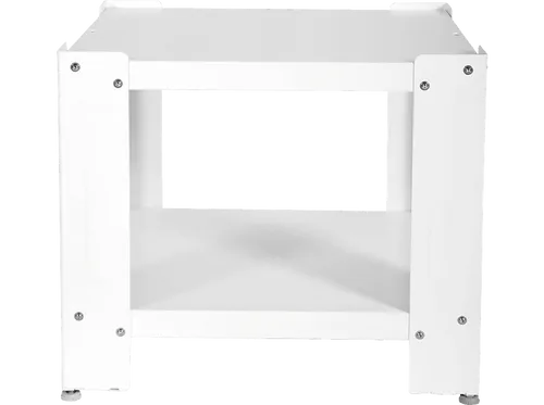 KOENIC KWP-1000 Unterbausockel für Waschmaschinen - Praktischer Universalsockel für Waschmaschinen und Trockner, 60x60cm, 50cm hoch, in elegantem Weiß, ideal für eine sichere und stabile Installation.