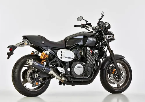 HURRIC Supersport Auspuff für Yamaha XJR1300 2007-2016 - Schalldämpfer & Endtöpfe mit 100% Passgenauigkeit, einfach zu ersetzen und mit EU-Zulassung – ideal für eine sportliche Optik und verbesserten Sound.