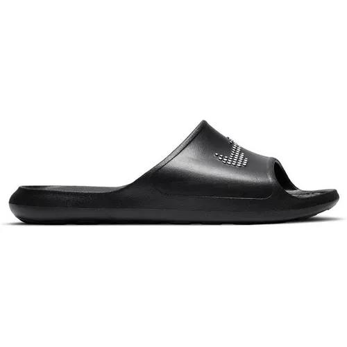 Nike Herren Victori Slipper, Black/White - Komfortabler Sneaker - Sneaker mit einteiligem Schaumstoffdesign für hohen Tragekomfort, ideal für nasse Oberflächen dank rutschfester Sohle und belüfteter Zwischensohle.