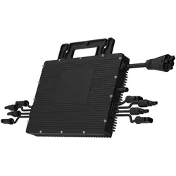 Hoymiles HMT-1800-4T 1,8kW Mikrowechselrichter - Wechselrichter für Balkonkraftwerk, 3-phasig, ideal für Module von 360W bis 600W, inklusive Anschlusskabel für einfache Installation.
