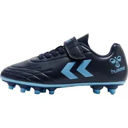 hummel Klettverschluss Turf Fußballschuhe für Kinder - Fußballschuhe mit Firm-Ground-Sohleneinheit und elastischem Klettverschluss für optimalen Halt und einfaches An- und Ausziehen.