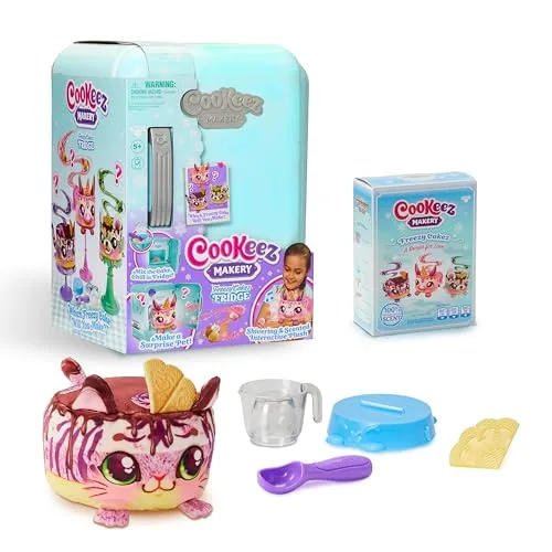 COOKEEZ MAKERY Freezy Cakez - interaktives Spielset für kleine Bäcker, erschaffe deinen frostigen Kuschelfreund und erlebe kreativen Spielspaß