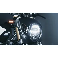 Motoism Richtungaanwijzer Spring für INDIAN - Hochwertige 12 V Blinker aus carbonfaserverstärktem Kunststoff, ultrahelle LED-Technik für optimale Sichtbarkeit. Passgenau für viele INDIAN Modelle, einfach zu montieren mit Plug and Play Adapter.