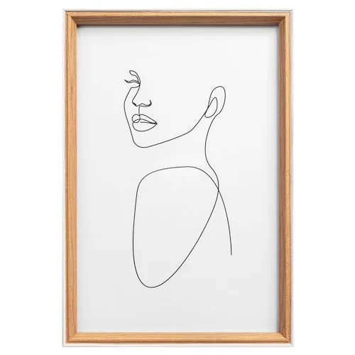 walther design Bilderrahmen Silhouette Holzrahmen, 20x30 cm, buche, NW030P