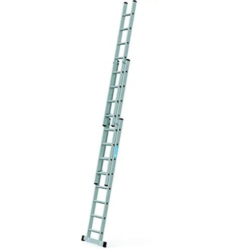 ZARGES Everest 3DE - LM-Schiebeleiter 3 x 8 Sprossen - Leiter für höchste Ansprüche: Die ZARGES Everest 3DE mit 24 Sprossen bietet höchste Stabilität und Sicherheit, ideal für professionelle Anwendungen im Home Improvement.