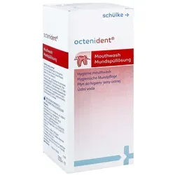 Octenident Mundspüllösung - Hygienische Mundpflege zur Vorbeugung von Mundgeruch, ideal bei eingeschränkter Mundhygiene. Effektiv gegen geruchsbildende Bakterien für ein frisches Mundgefühl.