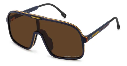 Carrera C SPORT 11/S Blue 99/1/140 Herren Sonnenbrillen - Stylische Sonnenbrille von Carrera mit vollrandigem Design, langlebigem Kunststoffrahmen und UV-Filter 400. Perfekt für modebewusste Männer, die ihren Look unterstreichen möchten.