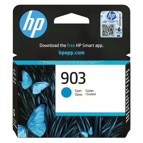 HP Hewlett-Packard 903 Cyan Original Ink Cartridge, 903 Cyan (T6L87AE#LS1)