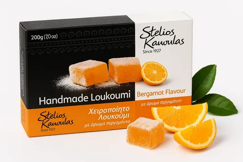 Loukoumi-Orangen-GELEE-Bonbons AUS GRIECHENLAND 200 g