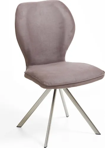 Niehoff Sitzmöbel Colorado Trend-Line Design-Stuhl - Esszimmerstuhl mit Edelstahlgestell, stilvolles Design und maximaler Sitzkomfort durch hochwertige Polsterung.