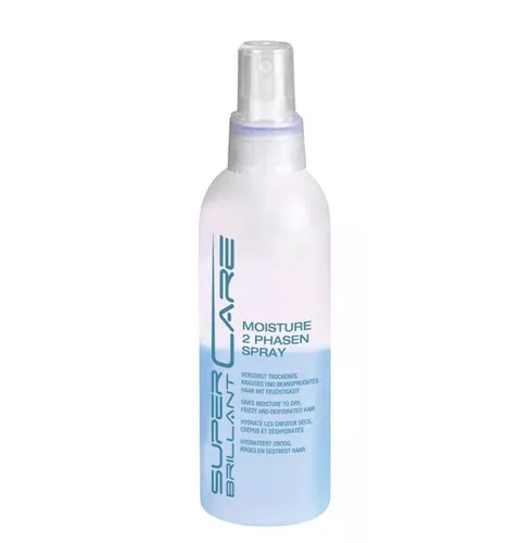 Super Brillant Care Haarpflege-Spray 200 ml - 2-Phasen Spray für trockenes und krauses Haar, sorgt für optimale Feuchtigkeitsversorgung und entwirrt sanft. Ideal für geschmeidige, frizzfreie Ergebnisse.