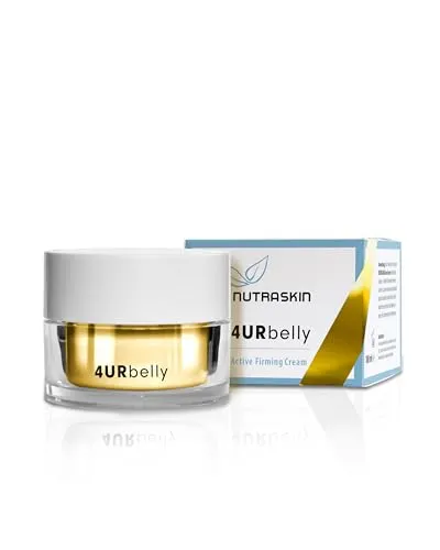 Nutraskin 4URbelly – Pflegende Bodylotion Damen für einen straffen Bauch I Straffende Körpercreme mit Mariendistel, Bärentraube & pflanzlichen Stammzellen I Damen-Körperpflege Made in Germany I 100ml