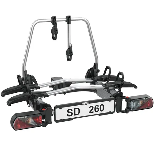 Enduro Fahrradträger SD260 für Flügeltür Kupplungsträger, Bus Camper Wohnmobil Fahrradträger Anhängerkupplung