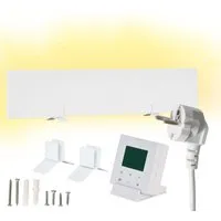 Dalsys Anti-Schimmel-Heizung 60W - Elektroheizkörper mit Smart Timer, ideal zur Schimmelprävention in feuchten Räumen. Energieeffizient und sicher mit IP44-Zertifizierung für höchste Sicherheitsstandards.