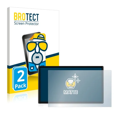 2x Schutzfolie Matt für Garmin DriveSmart 61 LMT-S Displayschutz