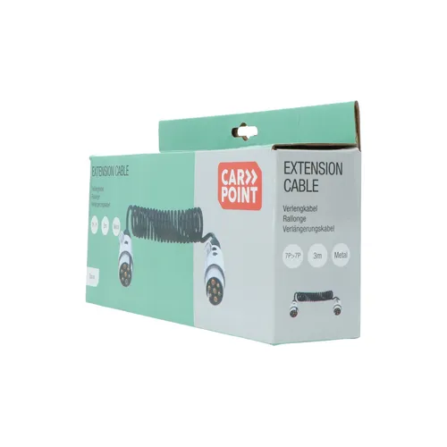 Carpoint  Anhänger Spiral Verlängerungskabel  7p>7p Stecker/Stecker