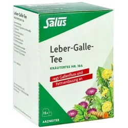 Leber Galle-Tee Kräutertee Nummer 1 8a Salus - Tees für die Unterstützung der Leberfunktion, mit hochwertigen Kräutern für ein optimales Wohlbefinden.