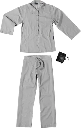 Cocoon 100% Egyptian Cotton Womens Travel Pyjama Insect Shield, XL, Safari Grey - Damen Schlafanzug aus 100% ägyptischer Baumwolle mit Insect Shield Imprägnierung, ideal für Reisen und Outdoor-Aktivitäten.