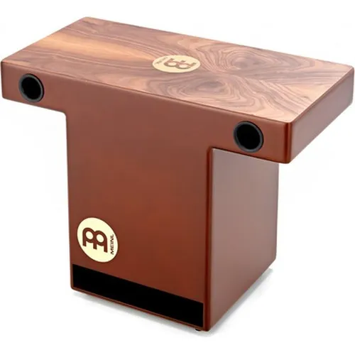 Meinl Percussion Turbo Slaptop Cajon - rückenschonende Trommelkiste mit Snare - Percussion – Kompakte Sitztrommel mit zwei Klangbereichen für Bass und Snare, ideal für aufrechte Spielposition und vielseitigen Einsatz in Live- oder Studioumgebungen.