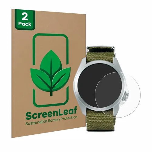 2x ScreenLeaf Displayschutzfolie für Seiko 5 Sports SBSA055 nachhaltig verpackt