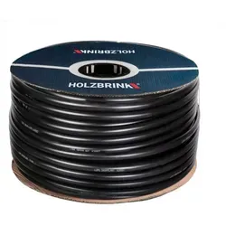 HOLZBRINK Bewässerungssystem Verlegerohr 25mmØ, Brauchwasserleitung Gartenbewässerung 10m schwarz Ø 25 mm x 1,6 mm x 10000 mm
