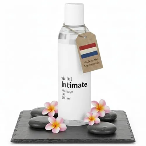 Silikonbasiertes Massageöl von Sinful - Vegan & Parfümfrei - Für Entspannende Wellness-Momente - Neutral & ohne Duftstoffe - Massage Oil für Paare - Massageöl Gleitgel 2 in 1 200 ml