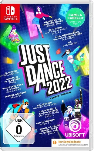 Just Dance 2022 für Nintendo Switch - PC- & Videospiele, erlebe die neuesten Tanzhits und verbessere dein Fitnesslevel spielerisch!