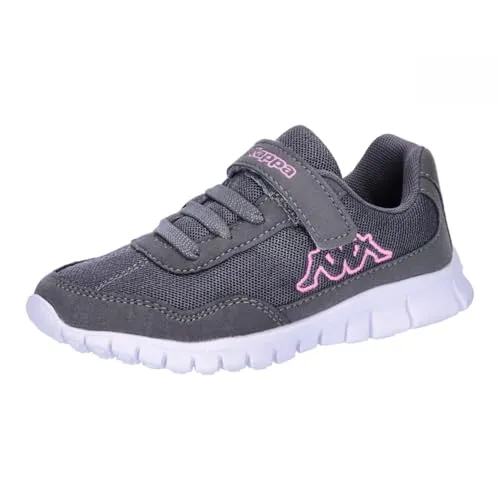 Kappa Unisex Kinder Follow Sneaker 260604K-1621 25 - Sneaker für Jungen, leicht und bequem mit robustem Gummi-Laufsohle für optimalen Halt und Spielspaß.
