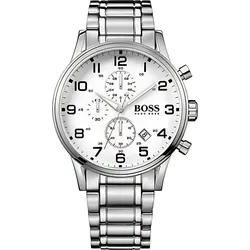 Hugo Boss Black 1513182 Herrenuhr Chronograph - Silber - Elegante Herrenchronograph mit Edelstahlgehäuse, präzisem Quarzwerk und wasserdicht bis 5 ATM. Ideal für stilbewusste Männer, die Wert auf Qualität und Funktionalität legen.