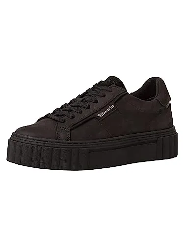 Tamaris Sneaker 1-23738-41 007 - Damen-Sneaker mit gepolsterter TOUCH-IT Decksohle und Schnürverschluss für individuelle Weitenregulierung, ideal für den ganzen Tag.