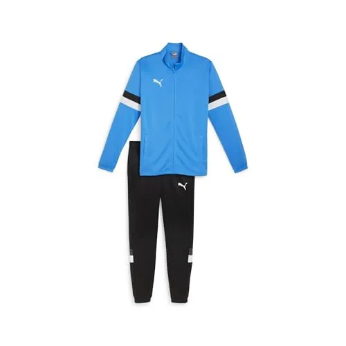 PUMA Herren Teamrise Tracksuit Trainingsanzug, Ignite Blue-PUMA Black, XXL EU - Sportlicher Trainingsanzug mit ergonomischem Design, ideal für verschiedene Sportarten. Robuste Materialien sorgen für Langlebigkeit und Wetterbeständigkeit.