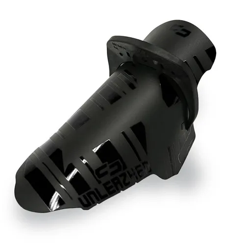Unleazhed Schutzblech vorn M01 für Fox, Marzocchi, Rock Shox - Fahrradschutzblech in Schwarz, schützt vor Schmutz und Spritzern, ideal für Mountainbiker und Freizeitfahrer.
